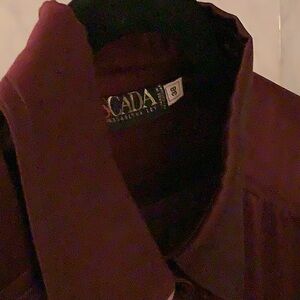 Escada Burgundy Women's Top